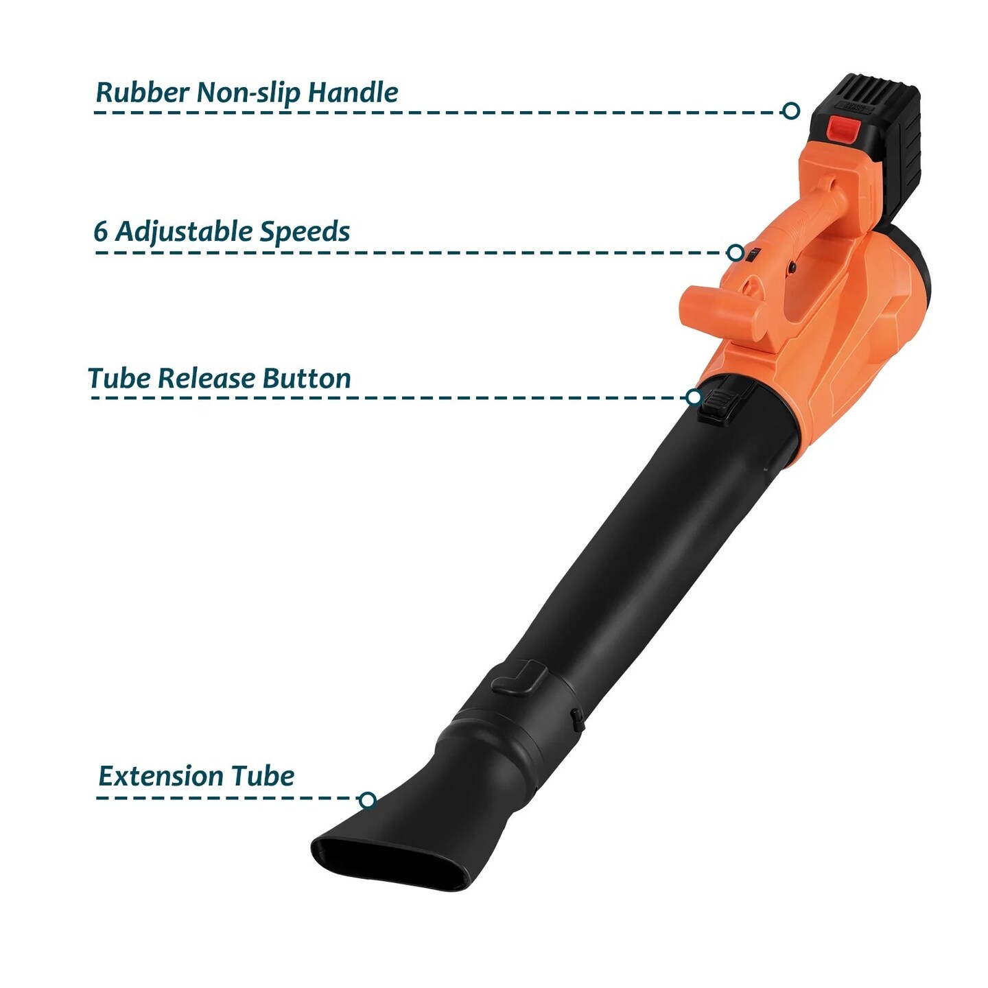 Snow Blower, 21V Electric Cordless Leaf Blower,2.0Ah Batteries and Charger Included, Lightweight Leaf Blower for Patio Cleaning, Lawn Care, Blowing Leaves and Dust