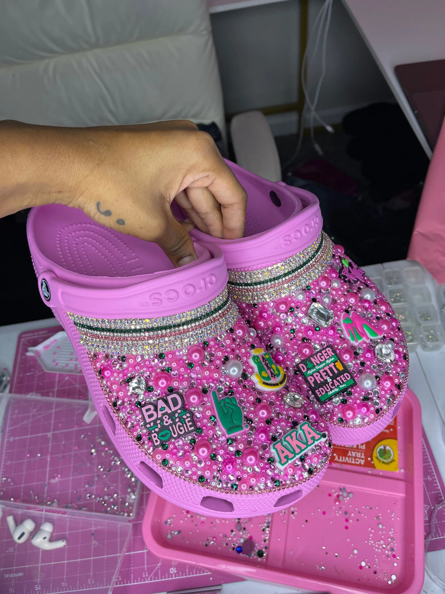 Sorority Custom Crocs | MakerPlace by Michaels display picture 1