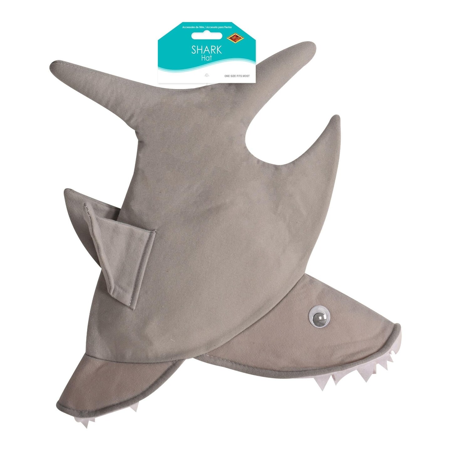 6 Pack Beistle Plush Shark Costume Hat