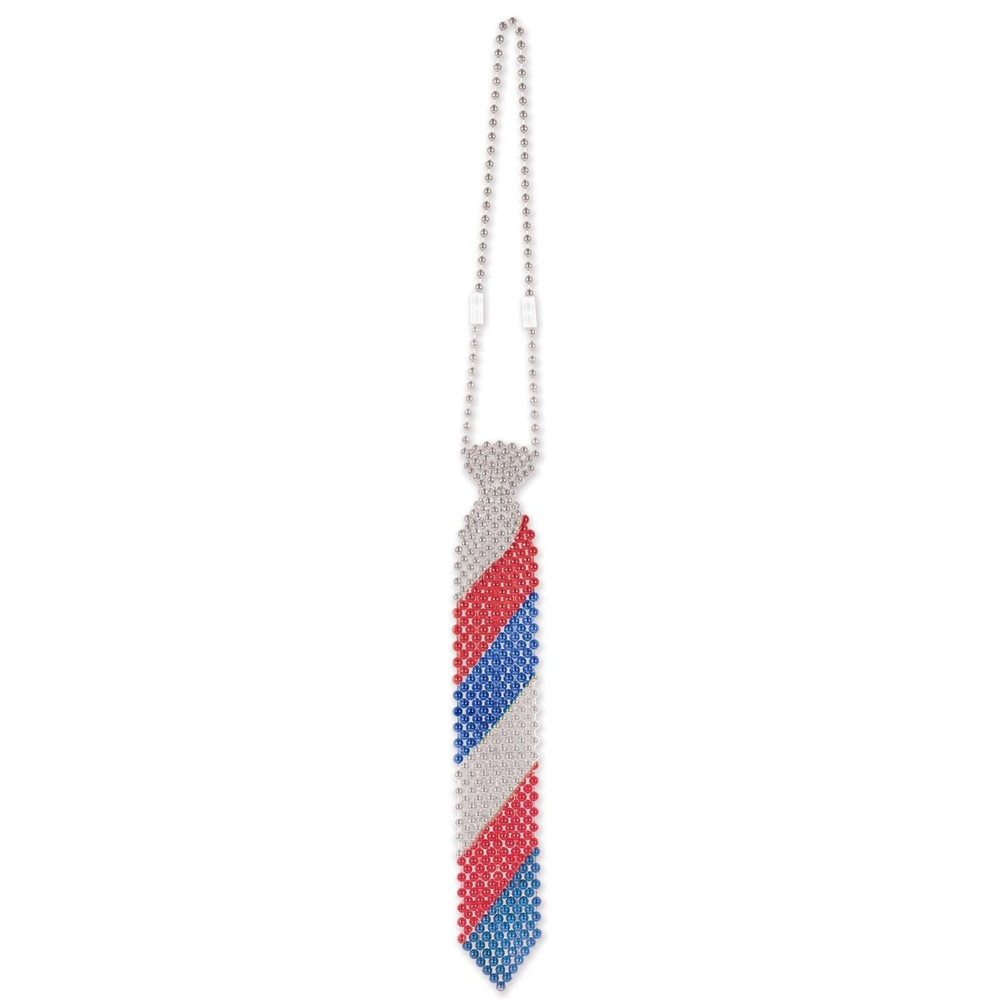 12 Pack Beistle Beaded Patriotic Tie