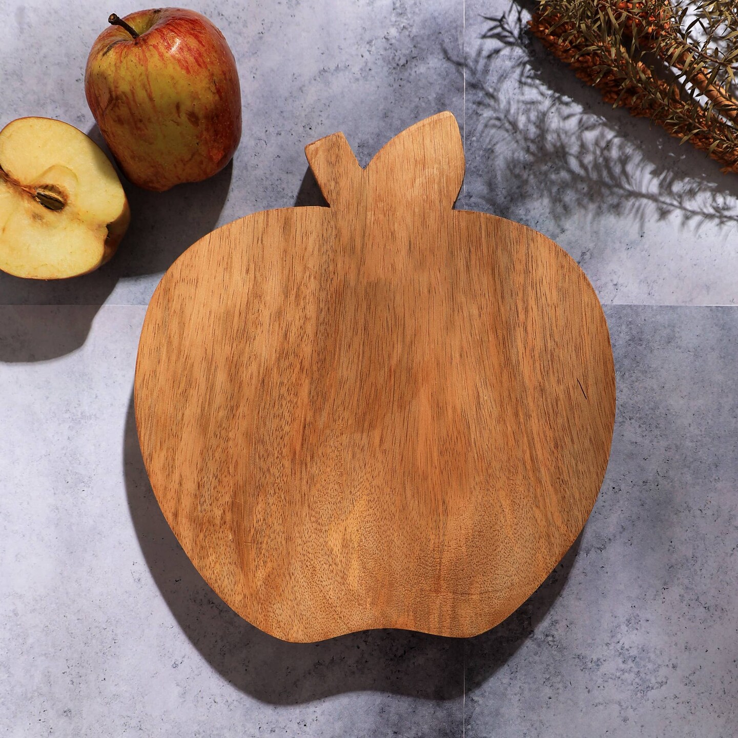 Handmade Wooden Serving &#x26; Chopping Board-9.5&#x22; X 9.5&#x22;