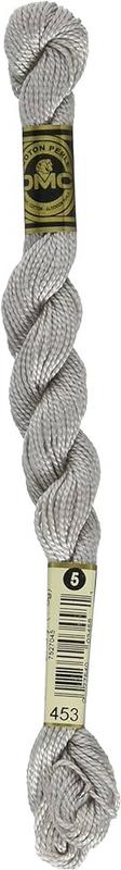 Light Shell Grey - DMC Pearl Cotton Skein Size 3 16.4yd