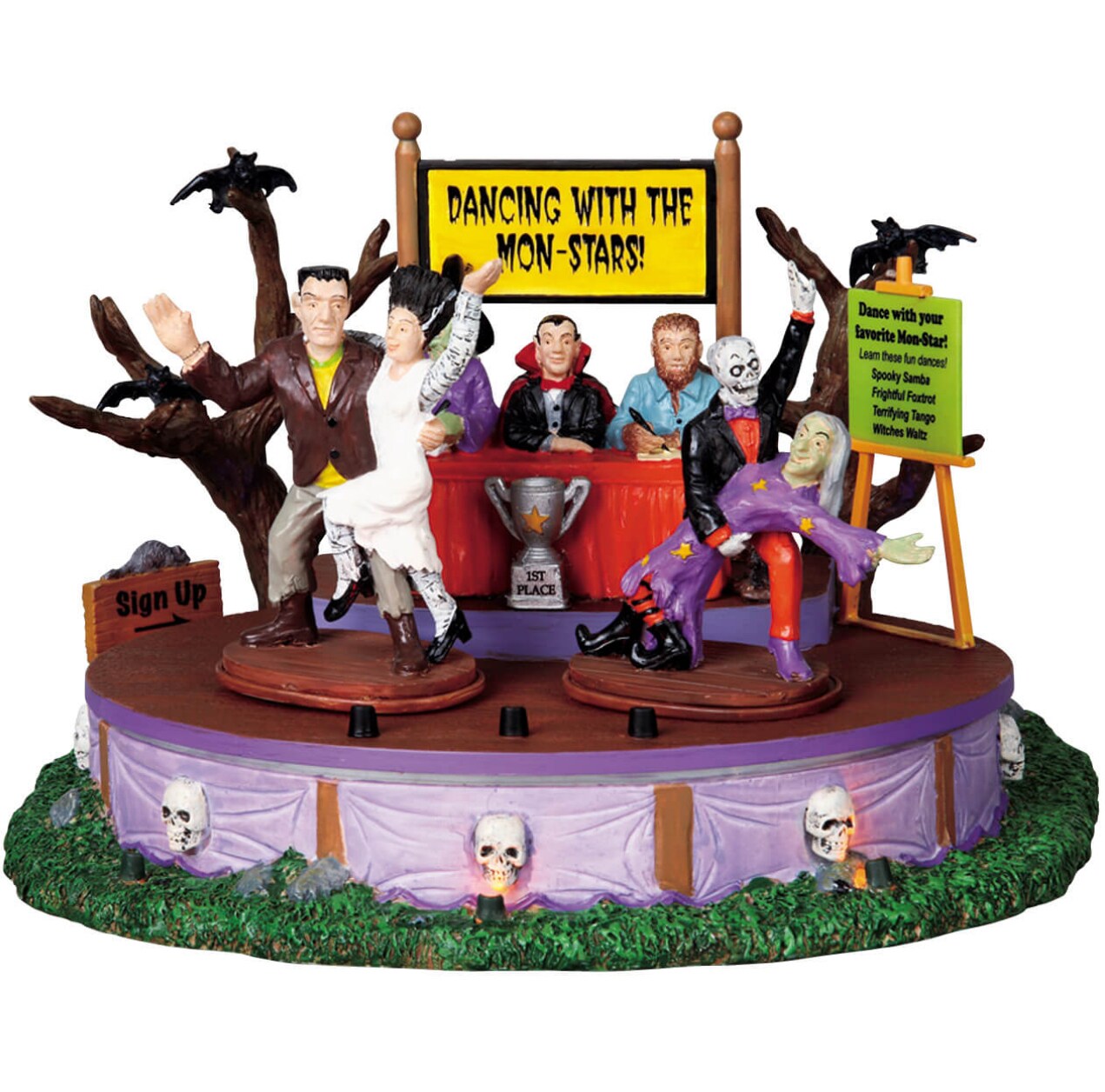 Dancing With The Mon-Stars - Lemax Spooky Town