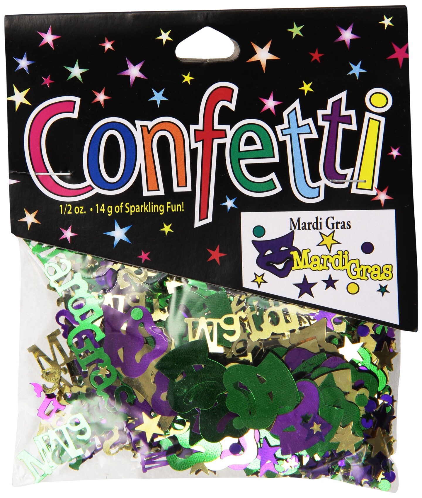 Mardi Gras Party Confetti - 6 Pack Vibrant and Festive Celebration Decor