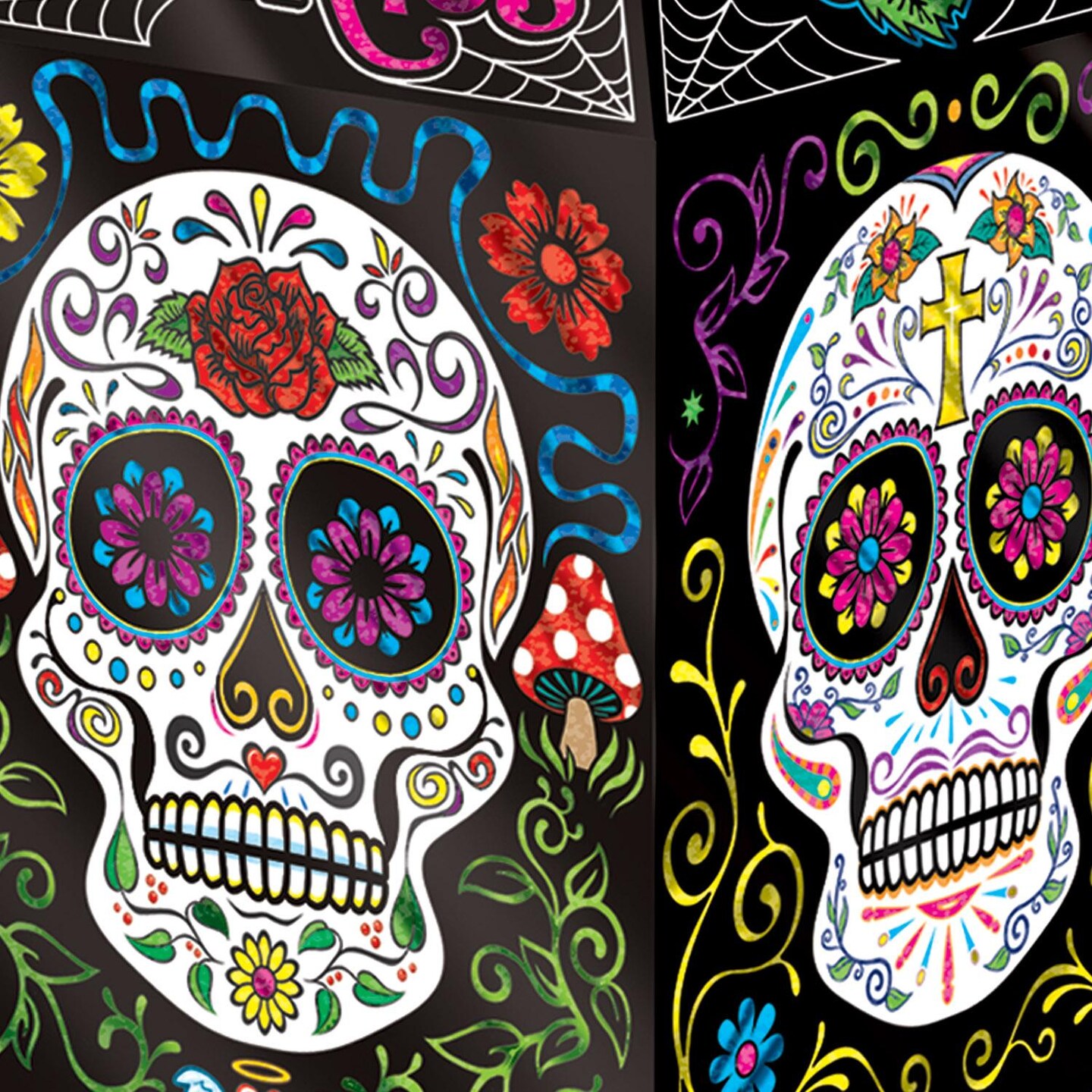 36 Pack Beistle Foil Day Of The Dead Paper Lanterns
