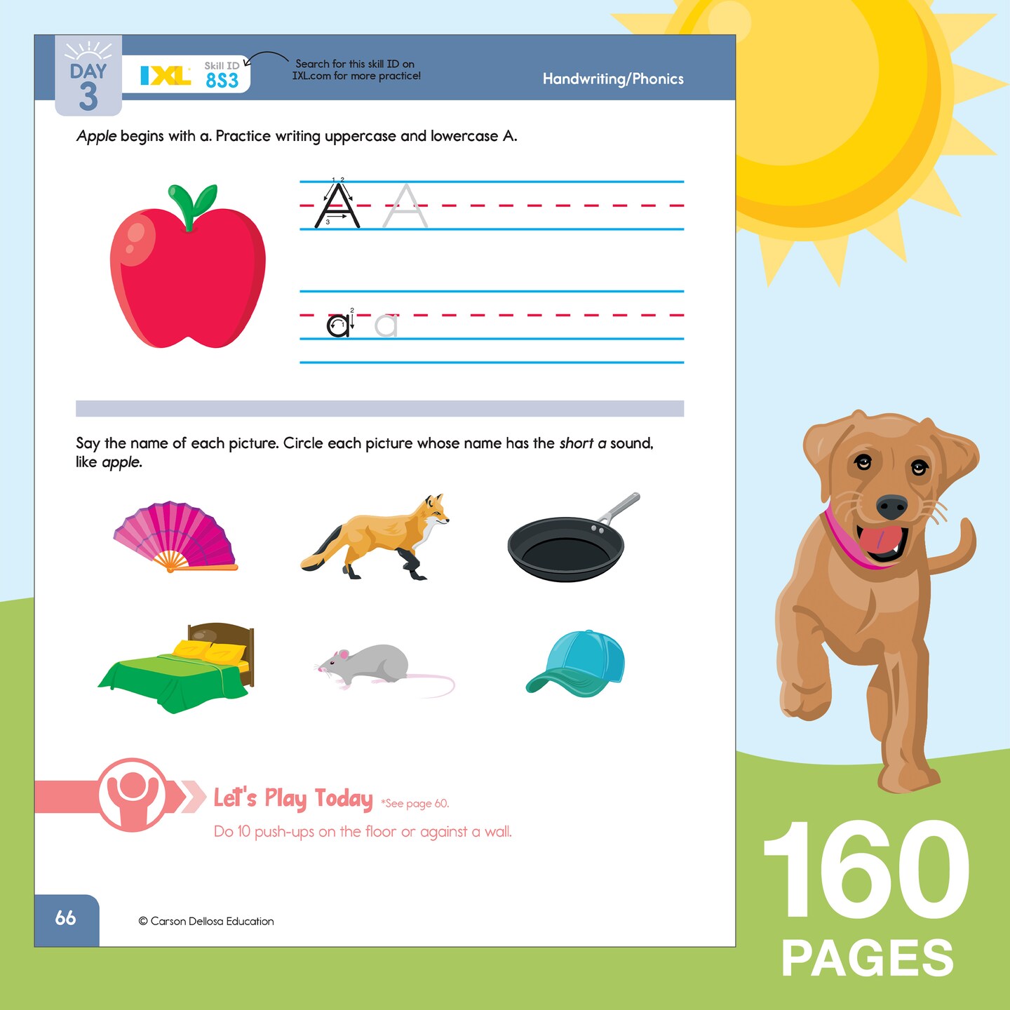 Summer Bridge Activities Kindergarten to 1st Grade Workbooks, Activity Book Ages 4-6 With Math, Phonics, Science, Social Studies, Writing Practice, Fitness, Flash Cards, Stickers, and More