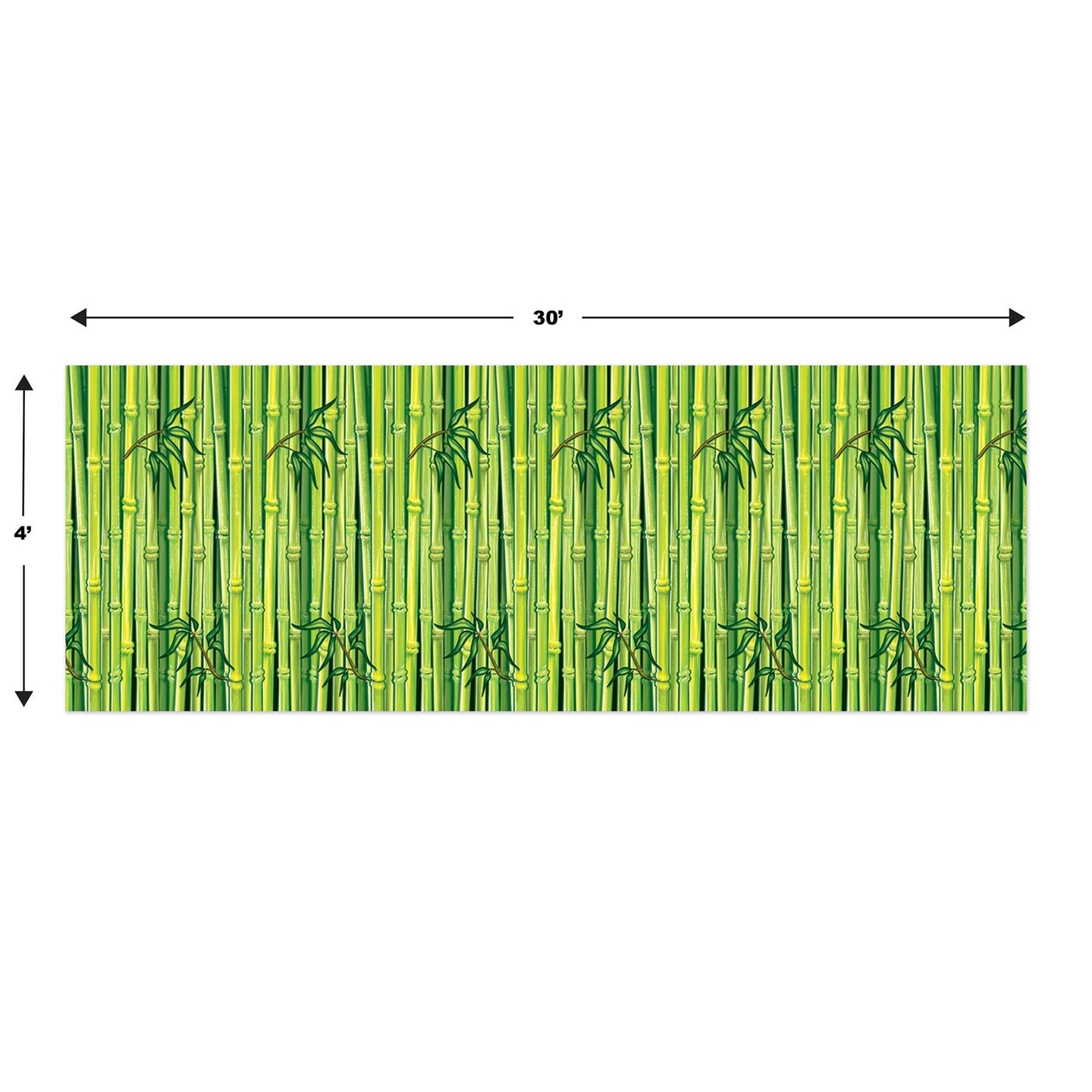 6 Pack Beistle Bamboo Party Backdrop