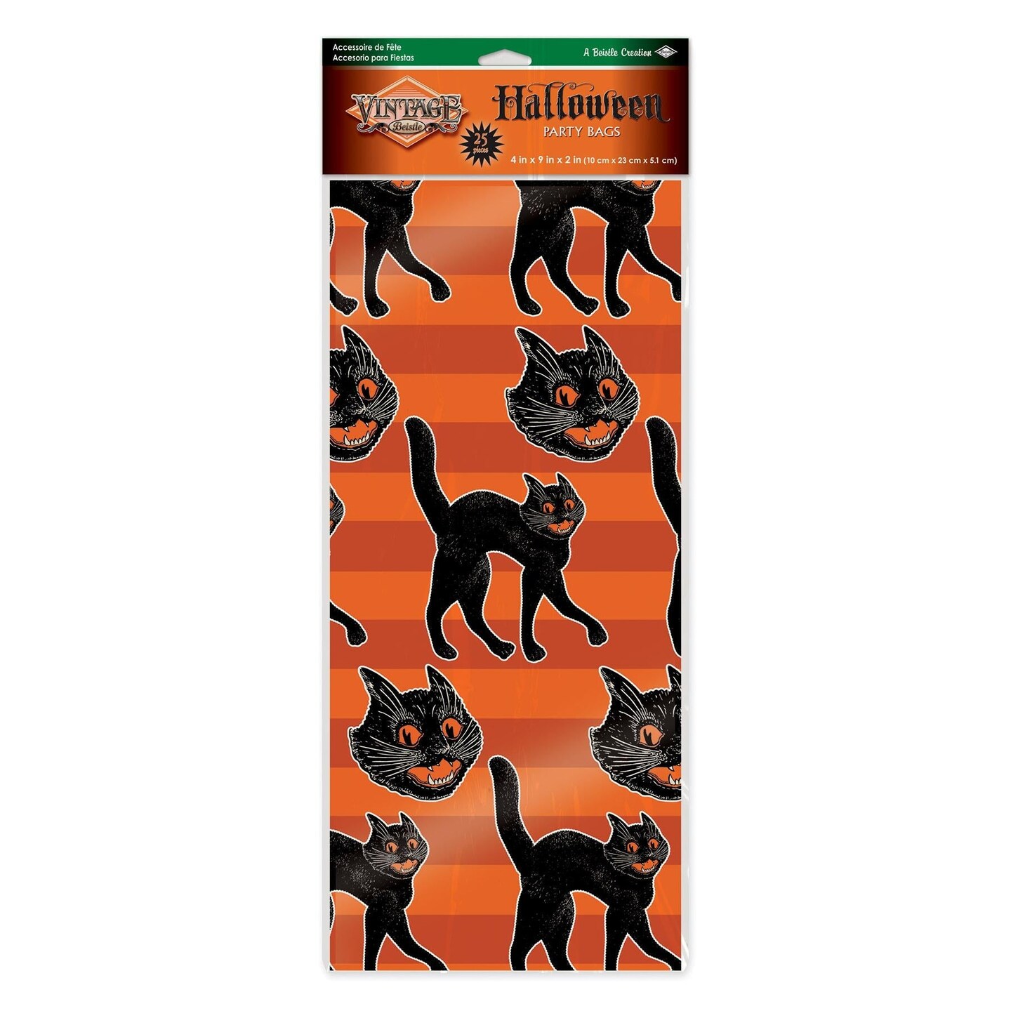 300 Pack Beistle Vintage Halloween Cello Bags