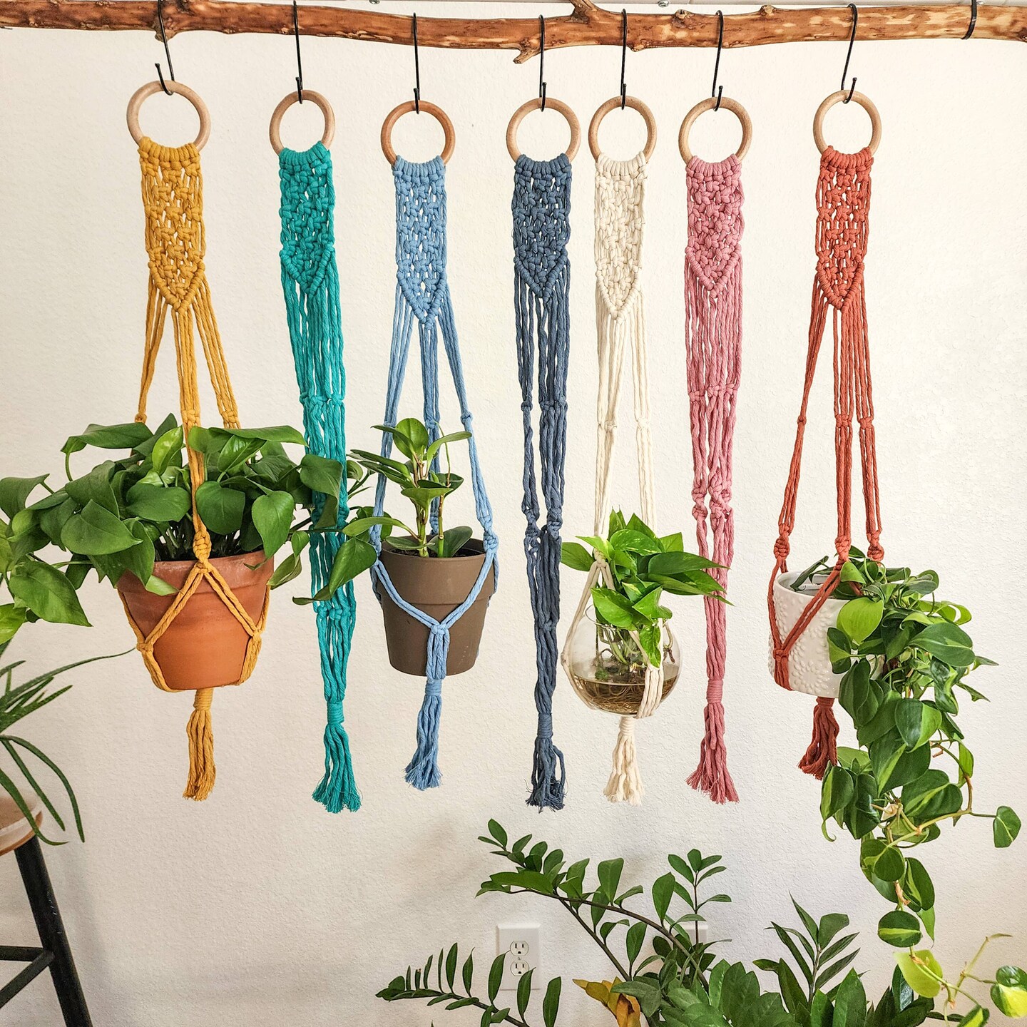 Macrame plant hanger, Handmade Home decor Holiday Gift | MakerPlace by  Michaels