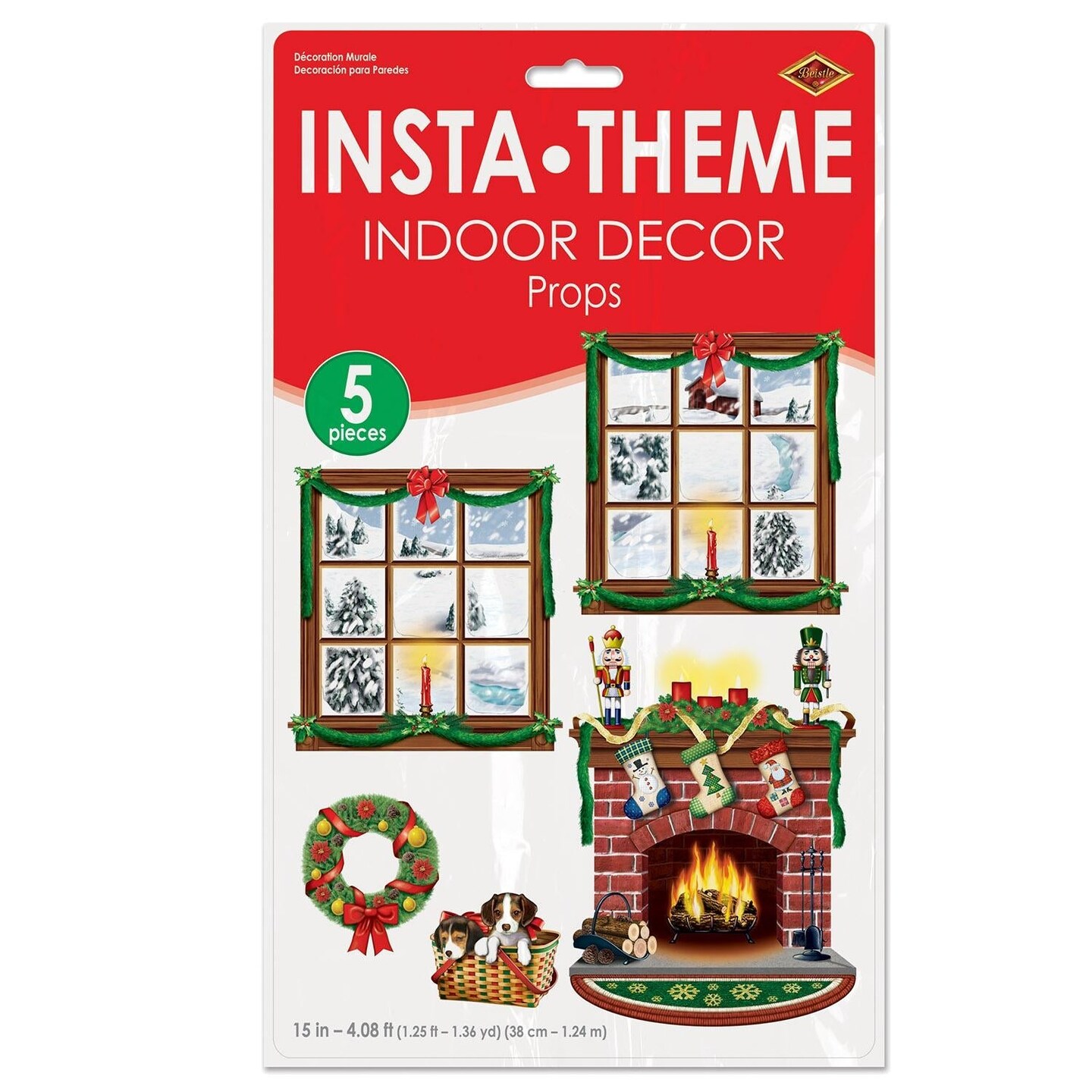 60 Piece Beistle Indoor Christmas Decor Props
