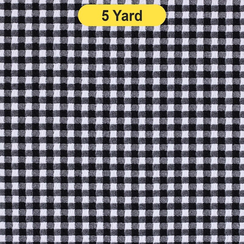 Texture Gingham 588 Nylon Spandex Fabric