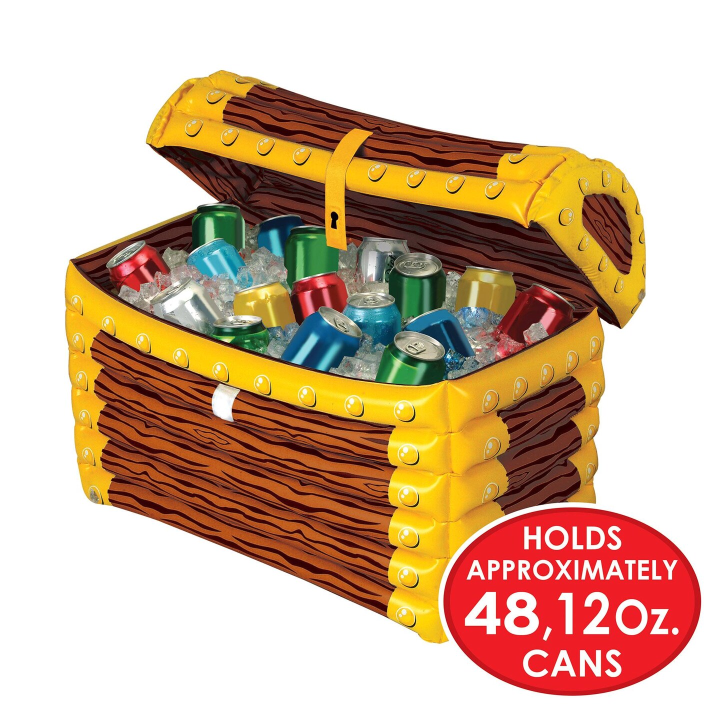 Beistle Inflatable Treasure Chest Cooler