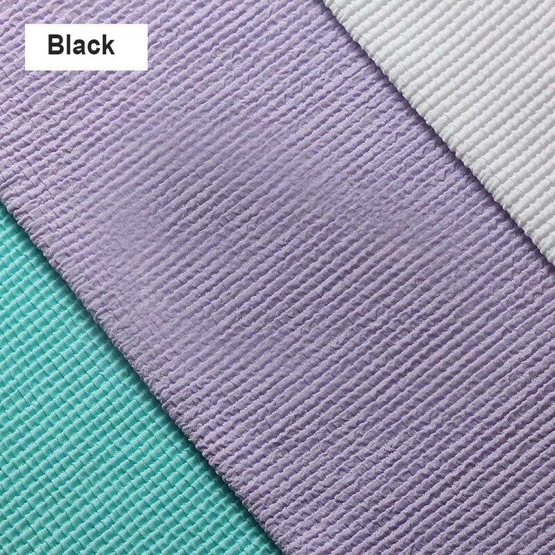 Crinkle Texture Solid Textured Nylon Spandex Fabric