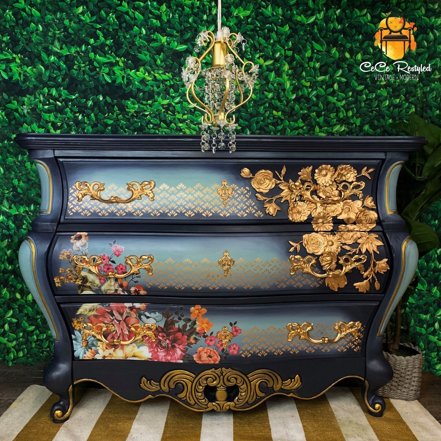 Redesign Stick & Style Stencil Roll - Eastern Fountain - 1 roll - 4in x 15yards self-adhesive plastic on roll