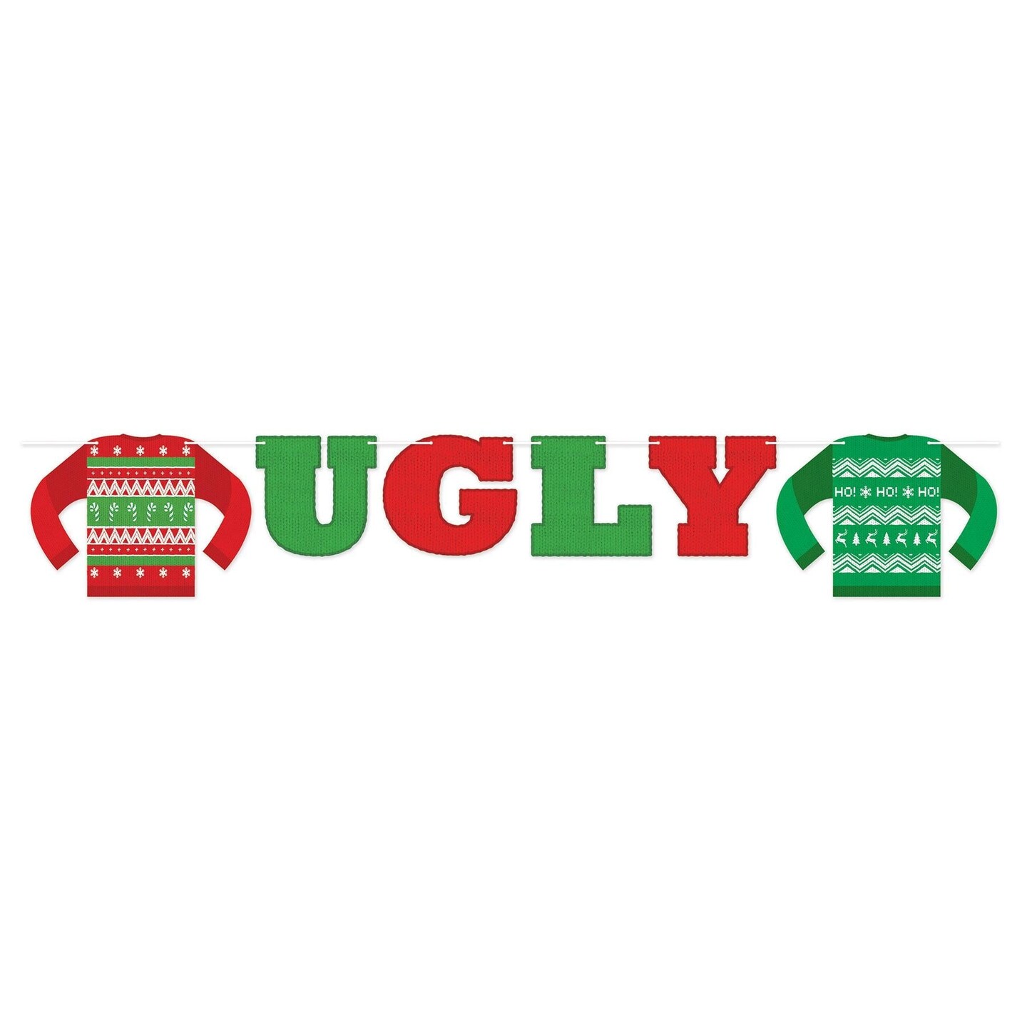 12 Pack Beistle Christmas Ugly Sweater Streamer