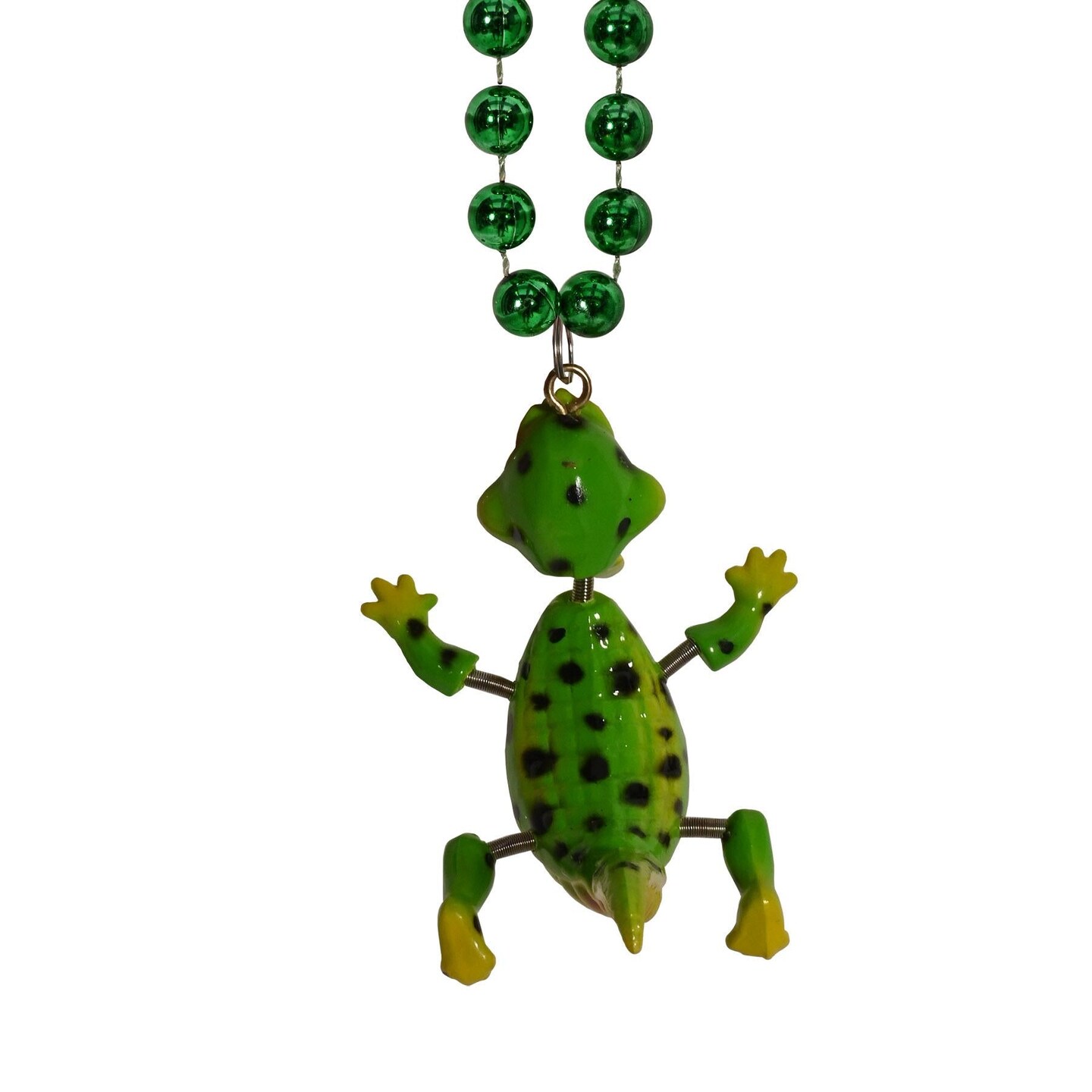 12 Pack Beistle Bead Necklace with Bobble Alligator Medallion