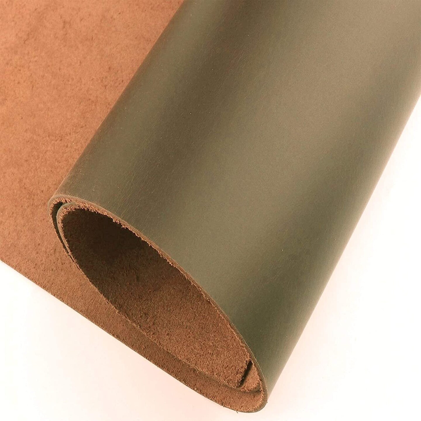 ELW Oil Tanned Leather 5/6 OZ (2-2.4mm) | Full Grain| Pre-Cut Sizes from 6&#x22; to 48&#x22;| Cowhide Handmade Perfect for Crafting, Sewing, Molding, Workshop
