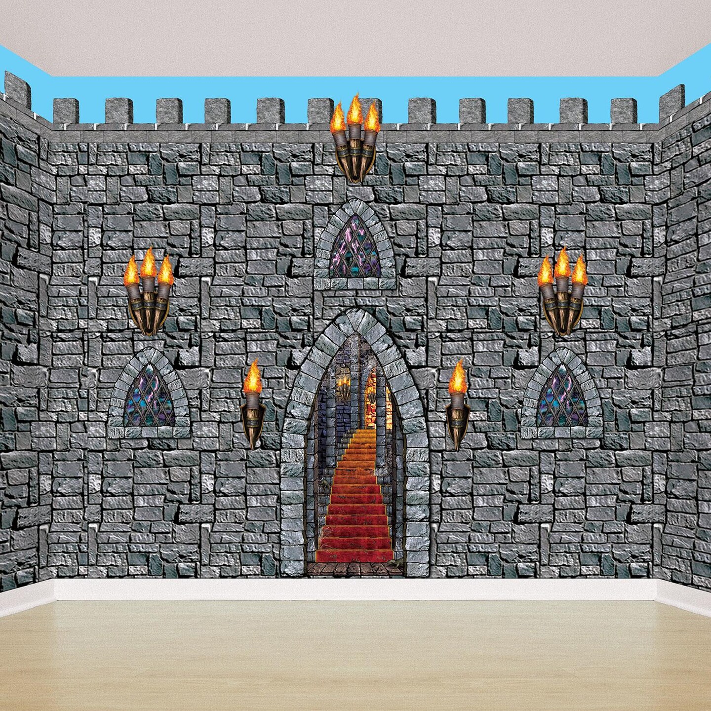 108 Piece Beistle Halloween Stairway - Window/Torch Props