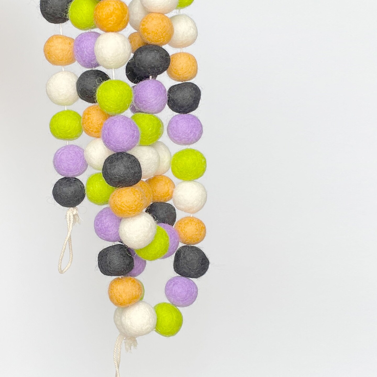 Spooky Halloween Felt Garland 6ft