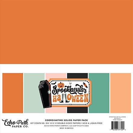 Echo Park Spooktacular Halloween Solids Kit