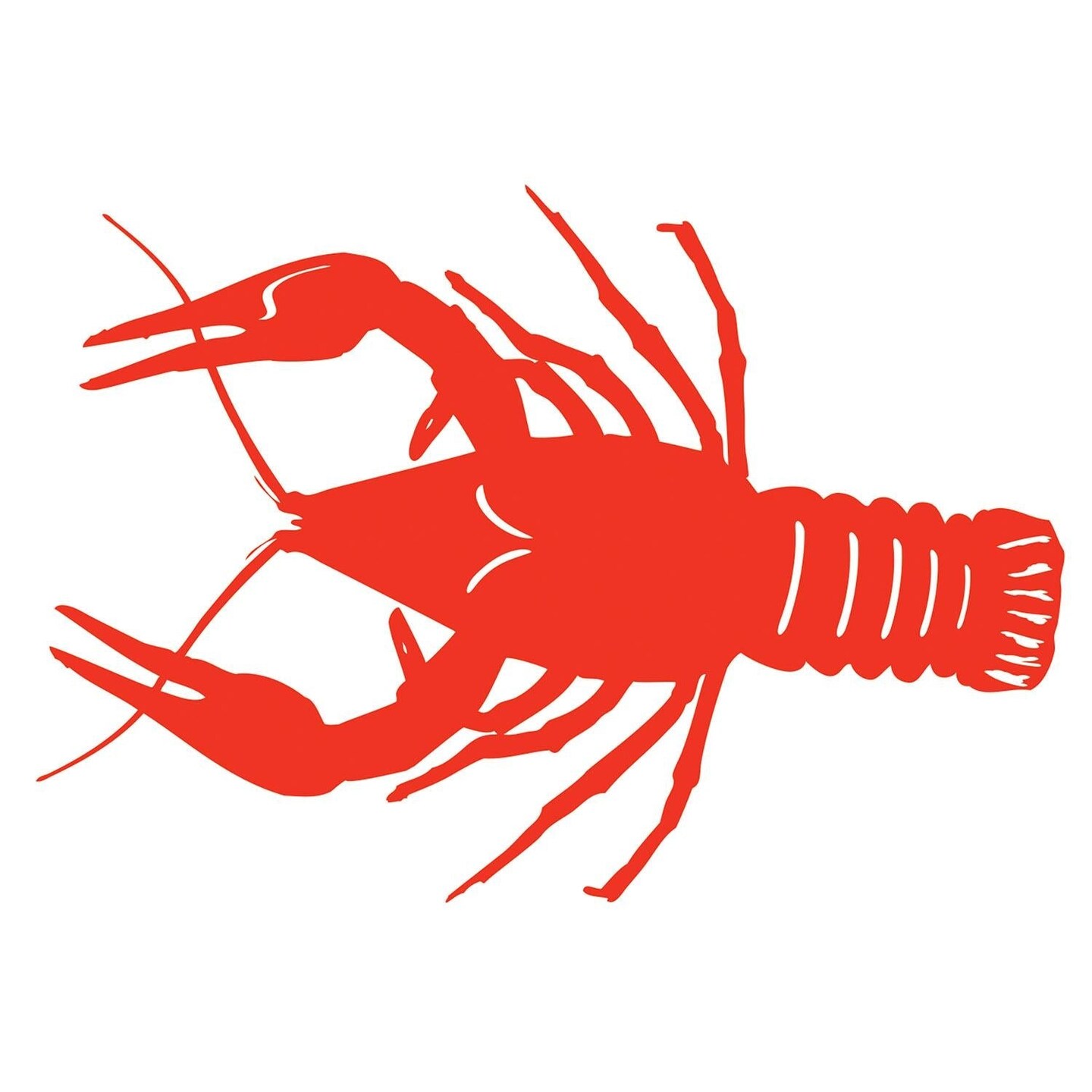 Beistle Mardi Gras Crawfish Table Roll