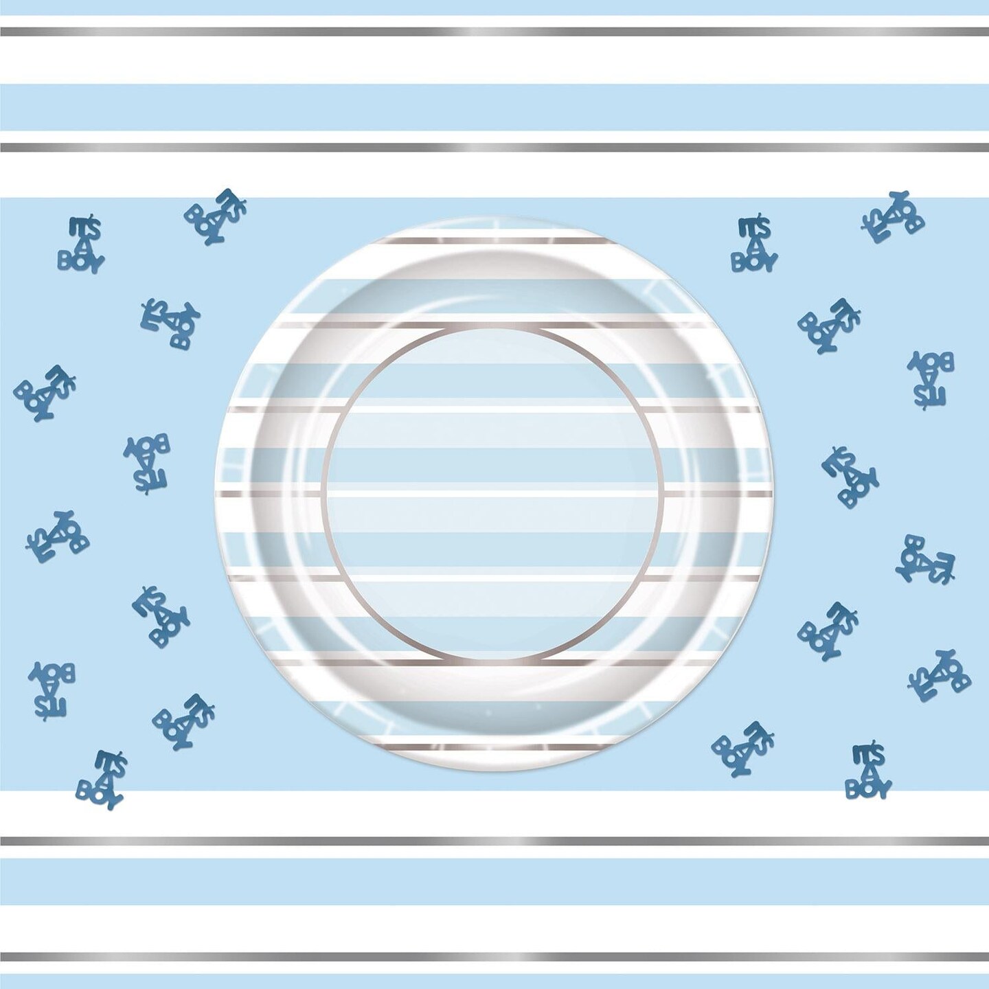 12 Pack Beistle It&#x27;s A Boy Confetti- Blue