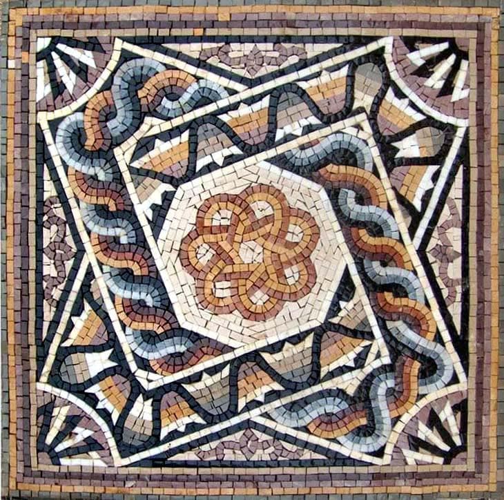product name is Multi-colored Mosaic Art - Pompeii