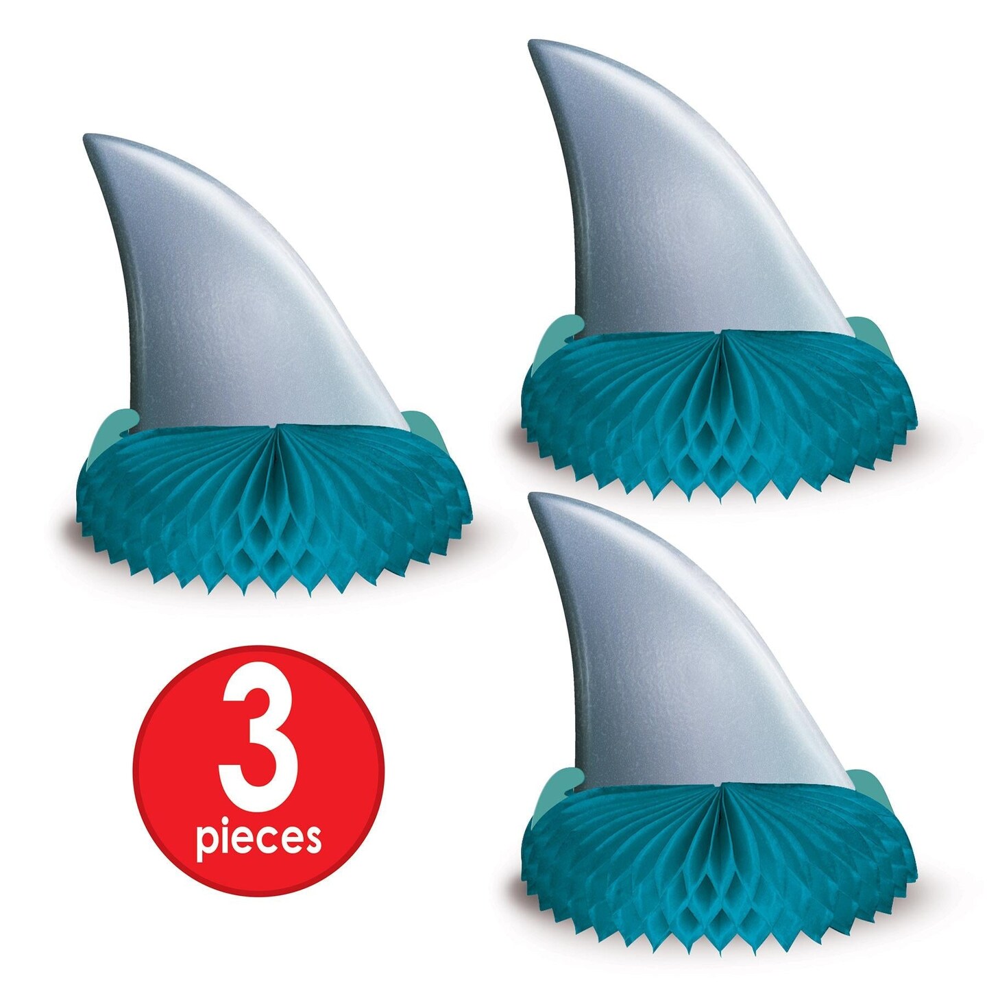 36 Pack Beistle Shark Fin Decoration Party Centerpieces