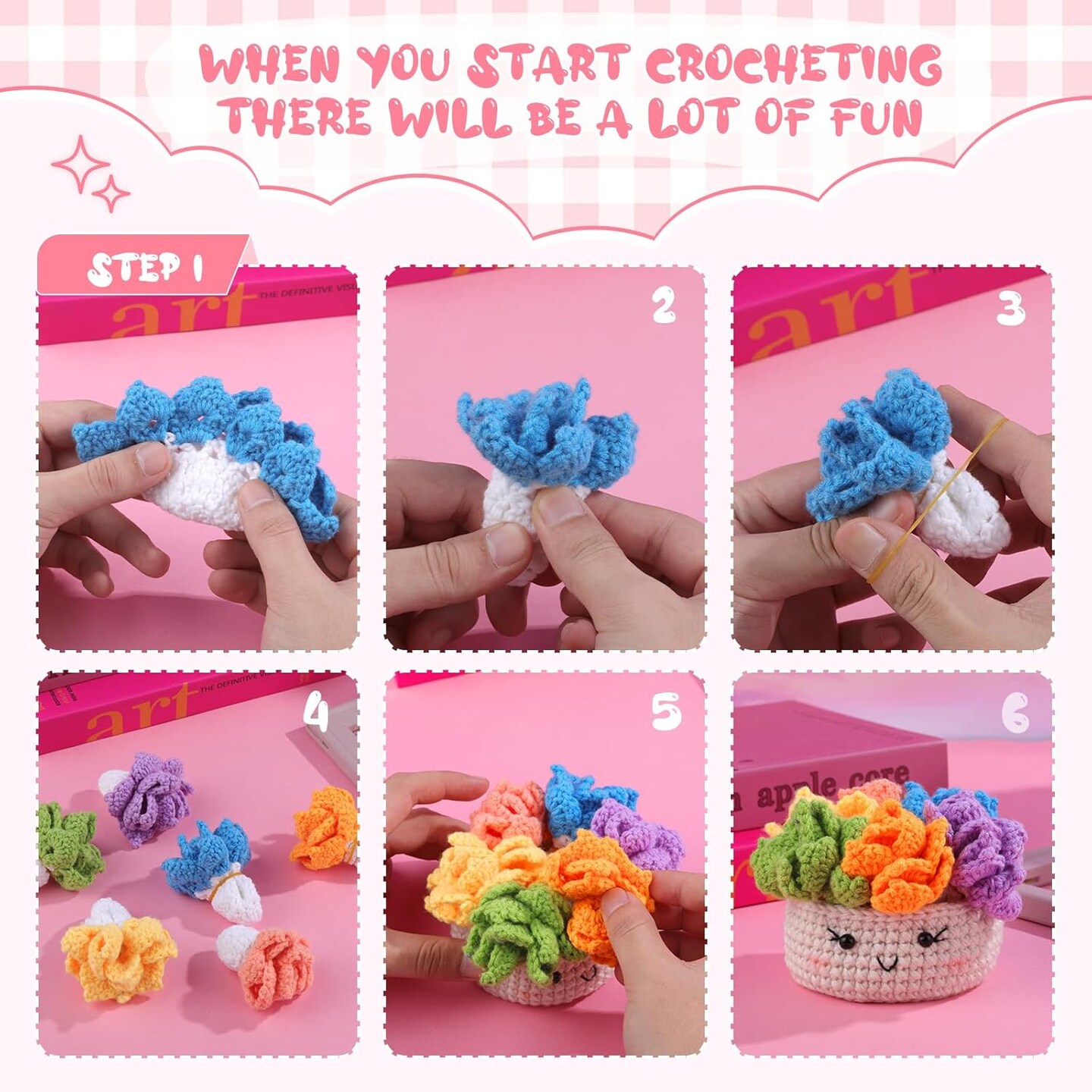 6PCS Crochet Starter Kit