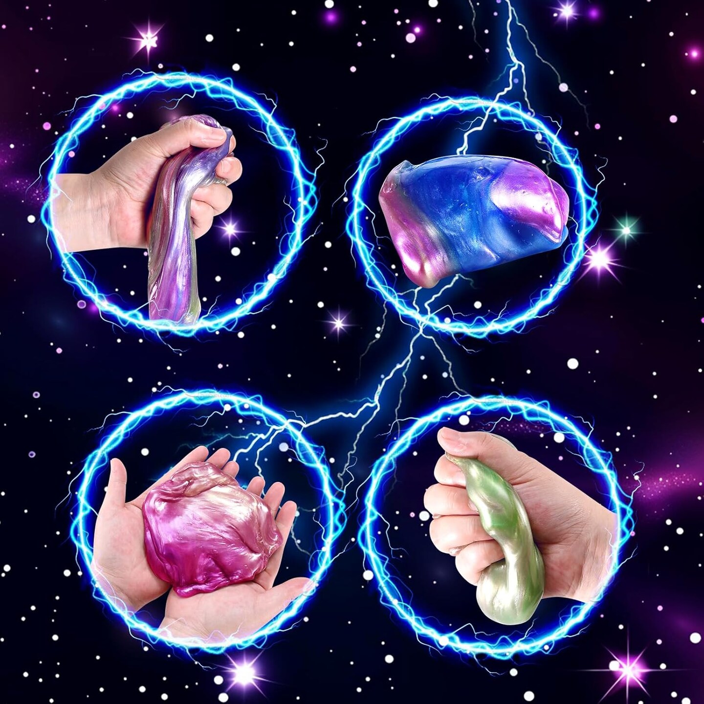 64 Packs Galaxy Slimes