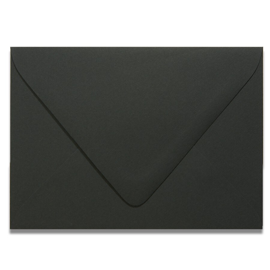 Colorplan SLATE - 91 Lb. / 135 gsm / 8 pts Matte Premium Cardstock Paper Text A2 Euro Flap Envelopes Bulk Pack of 250