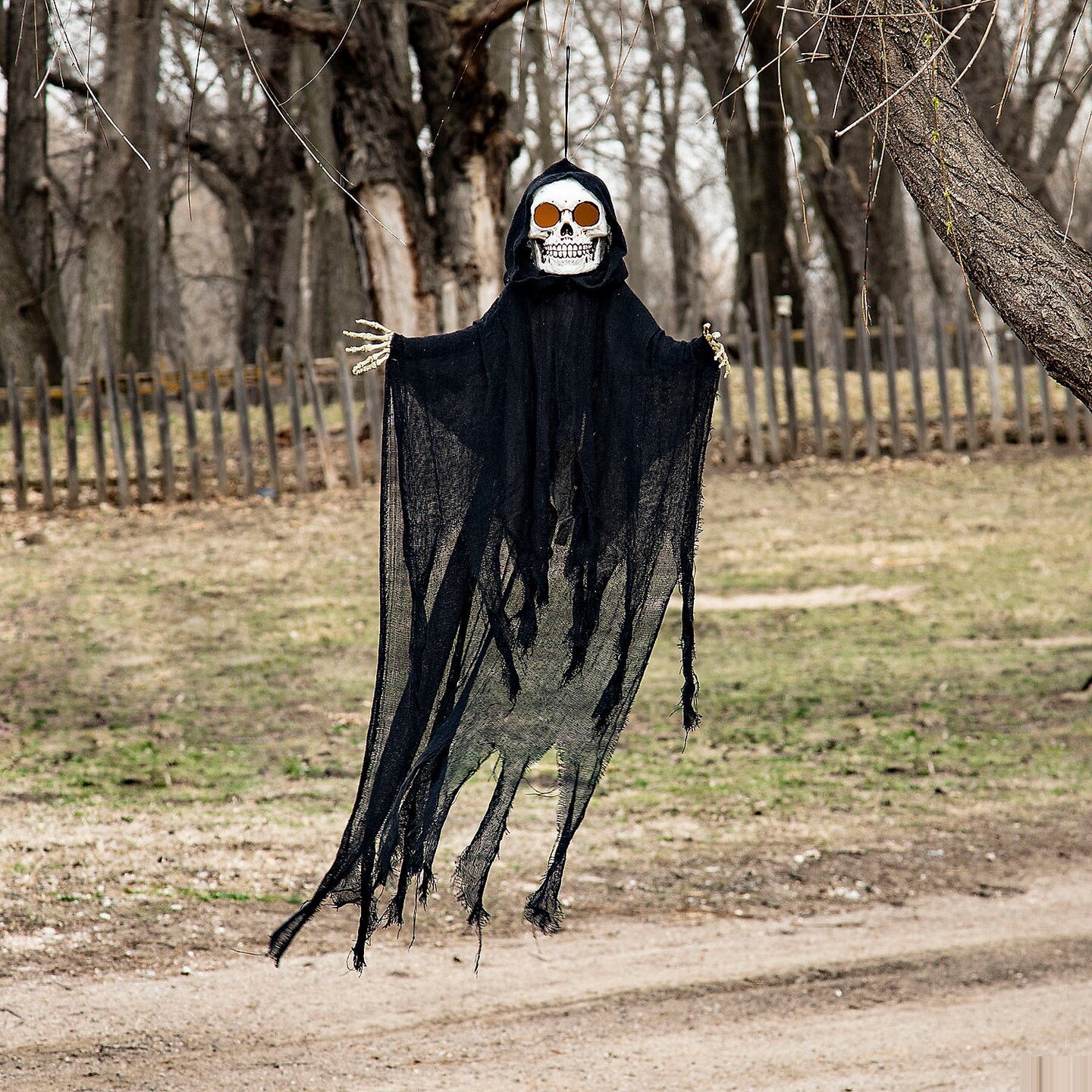 Hanging Sonic Skeleton Reaper 32 1/4&#x22; x 47 1/4&#x22;