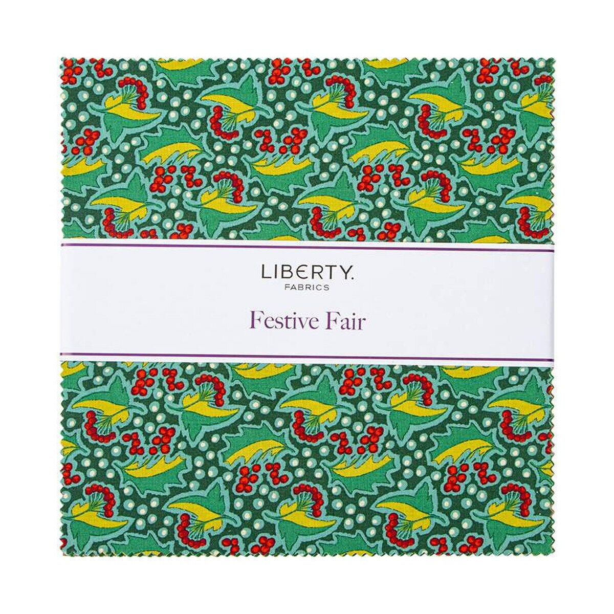 Festive Fair 10&#x22; Square Pack (Layer Cake / 10&#x22; Stacker) by Liberty Fabrics for Riley Blake (10-LFESTIVE-42)