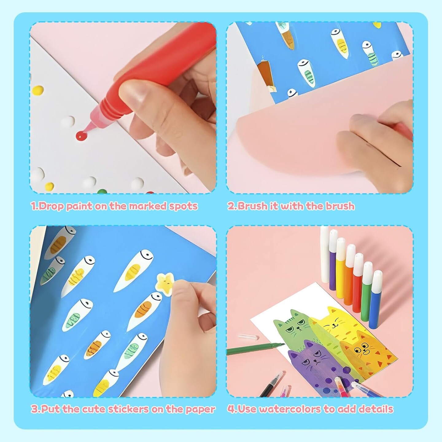 DIY Rainbow Scratch Art Kit
