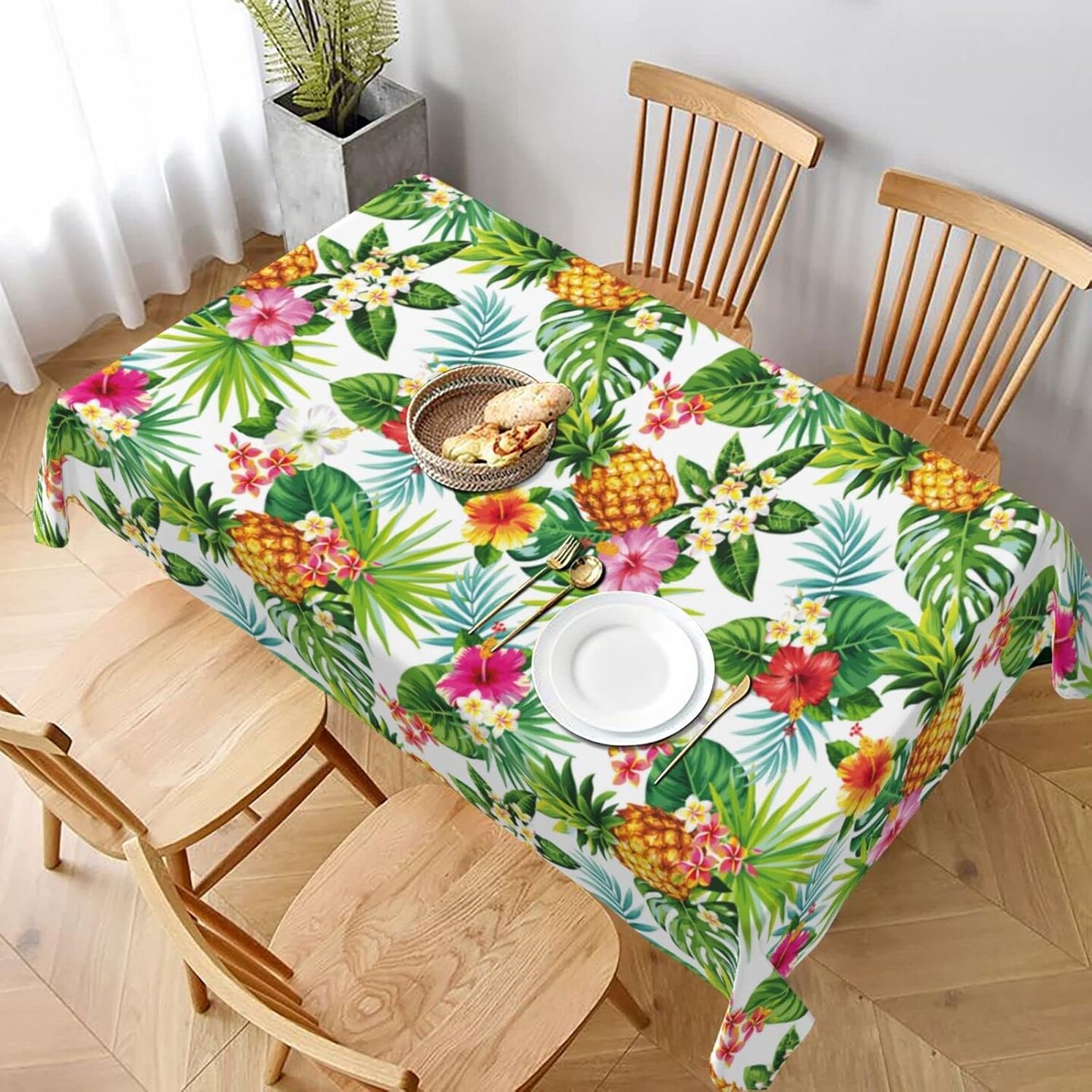 Hawaii Tablecloth Rectangle Table Cloth Washable Table Cover