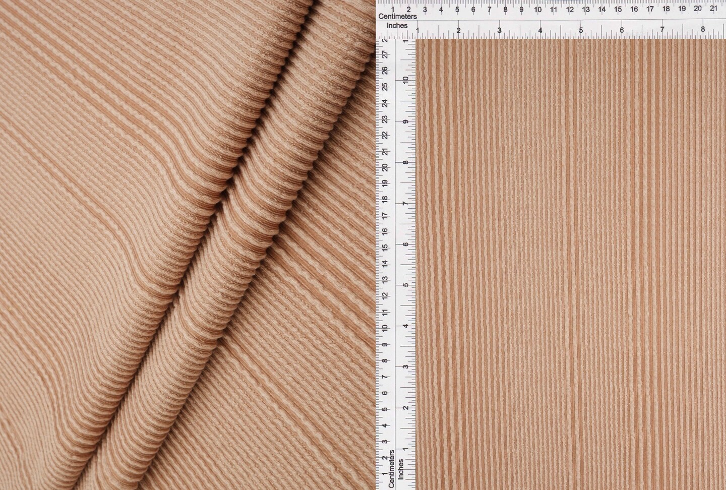 1 Yard Variegated Rib Jacquard Stretch Fabric, 52/54" Wide, Breathable Rayon Blend for Modern Apparel and DIY Fashion