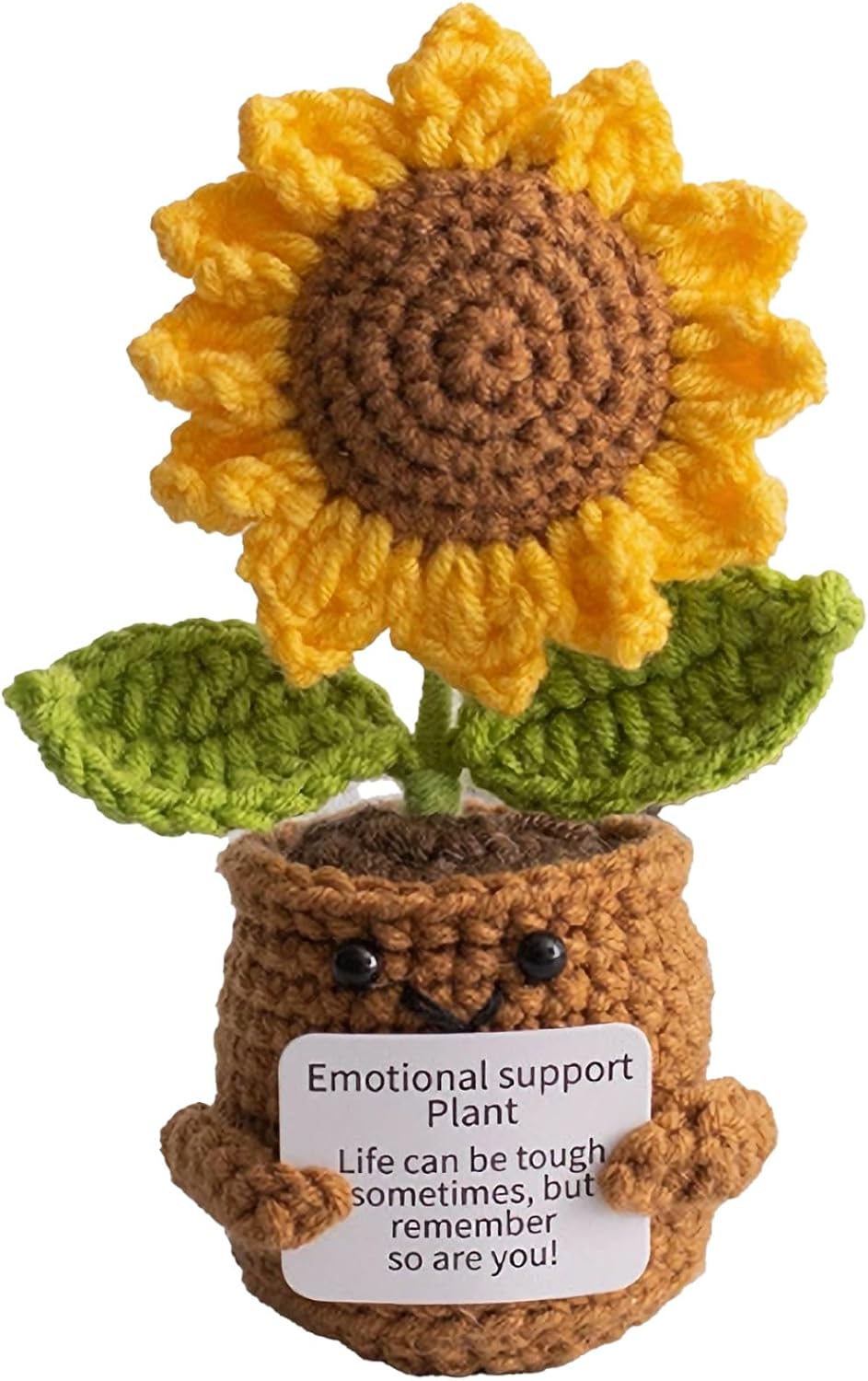 Handmade Crochet Sunflower Decor