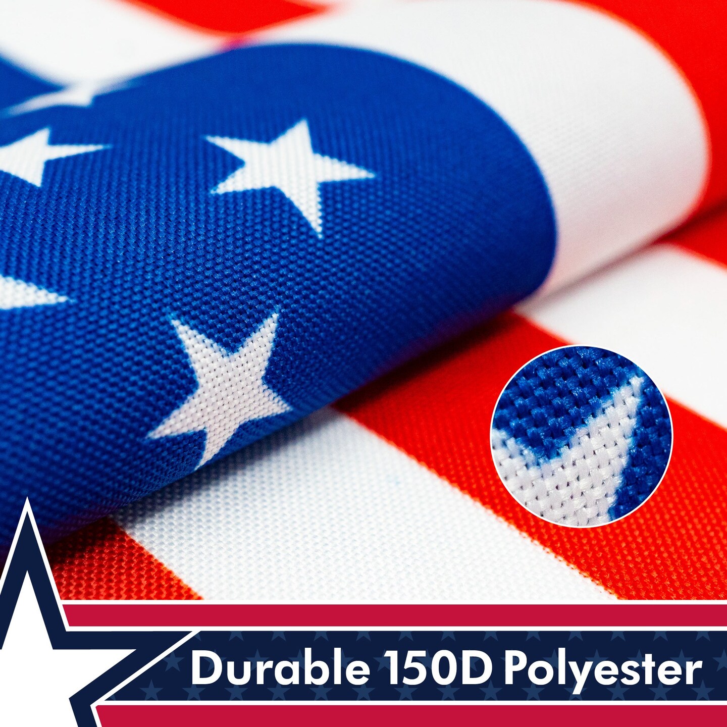 G128 - American USA Flag Garden Flag | 12x18 Inch | Printed 150D Polyester - Rustic Holiday Seasonal Outdoor Flag