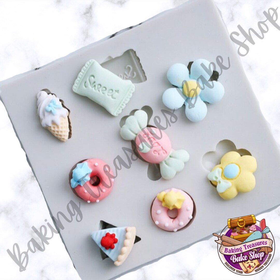 Flower and  Candy silicone mold