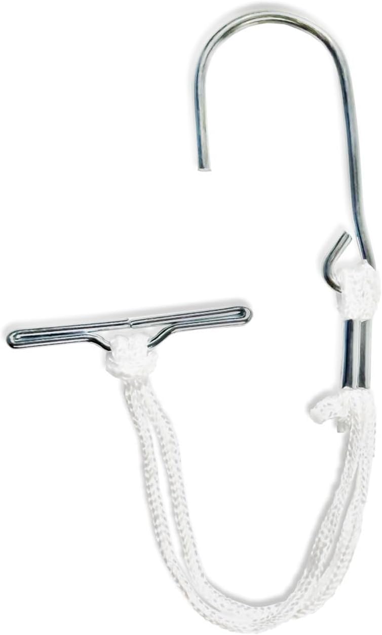 Kearing&#xAE; 12 Pack Pattern Hooks for Sewing Pattern Storage &#x2013; Steel Hooks with Nylon Cord