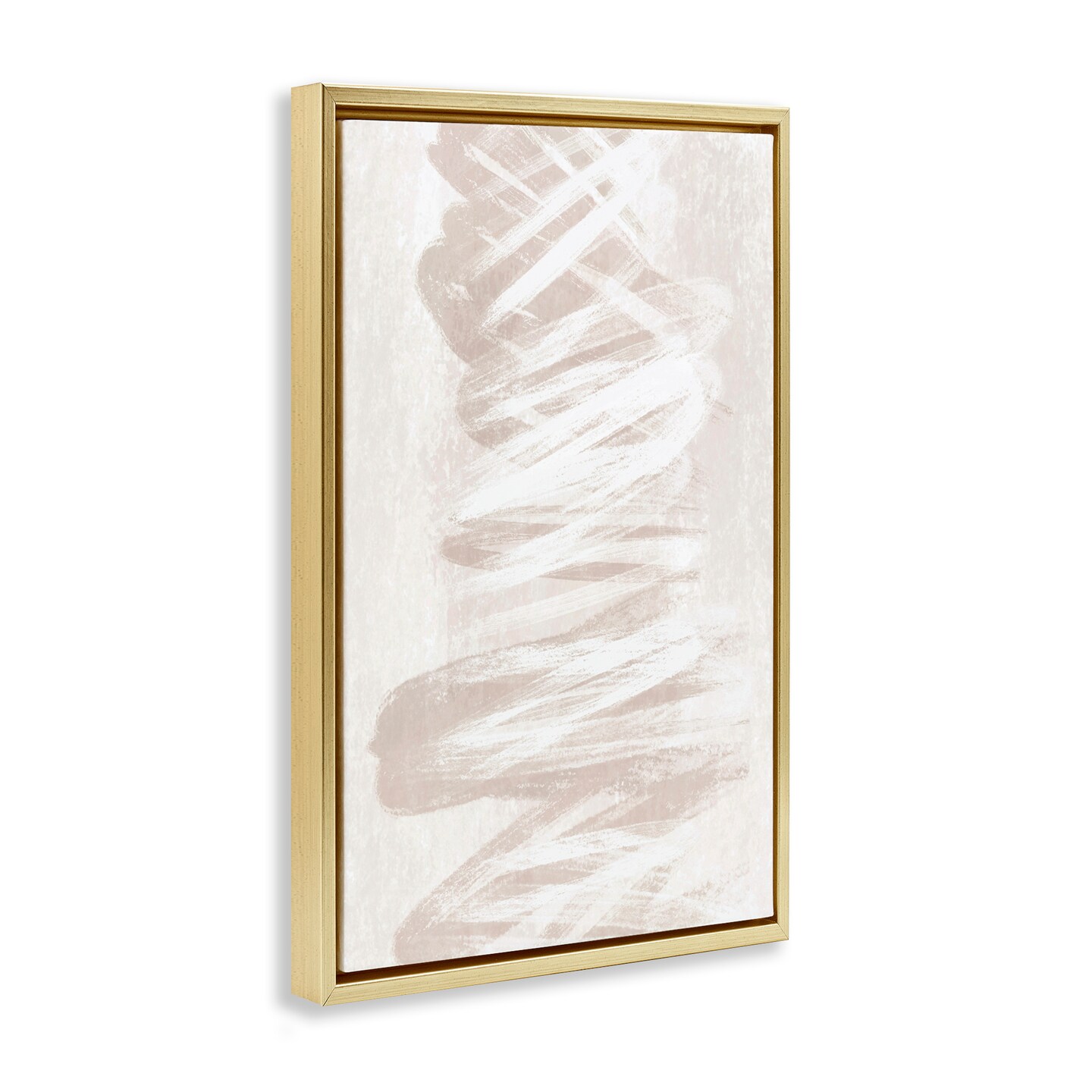 Stupell Industries Contemporary Beige Waves Floating Frame By Martina Pavlova