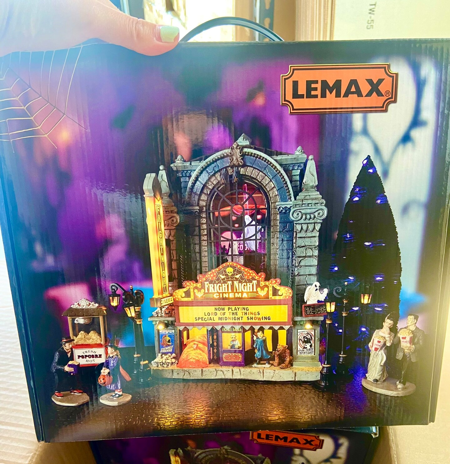 Fright Night Cinema House Set - Lemax Spooky Town