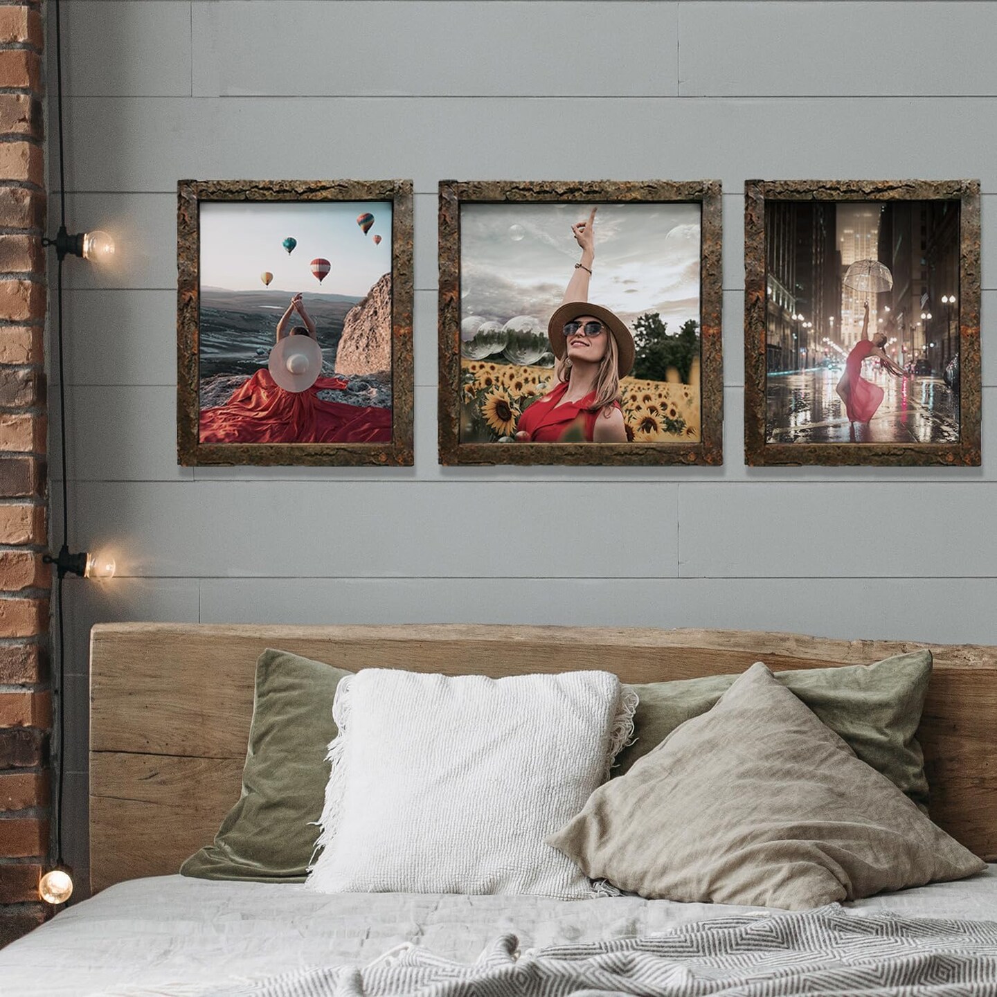 5x7 Rustic Picture Frame with Natural Real Bark
