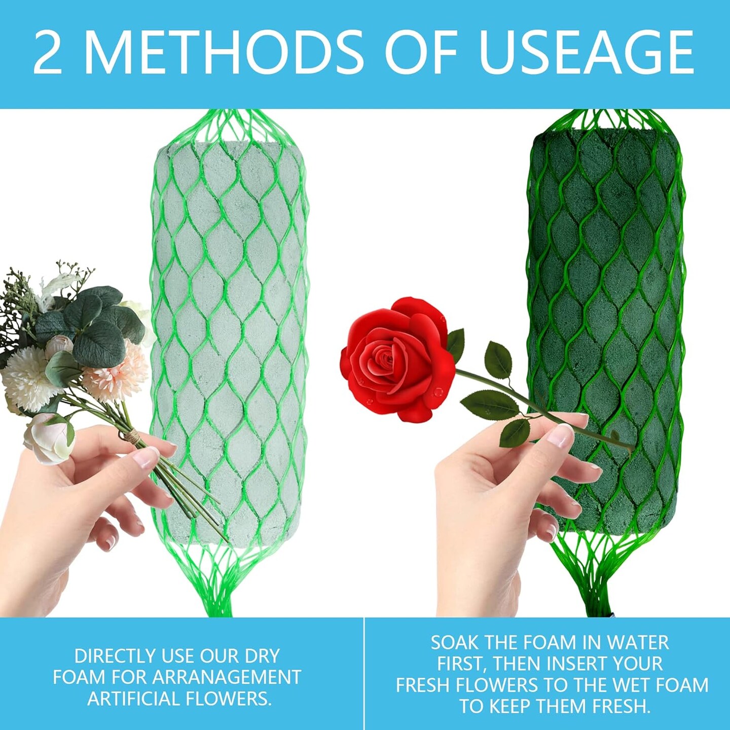 14 Piece Floral Foam Garland for Flowers
