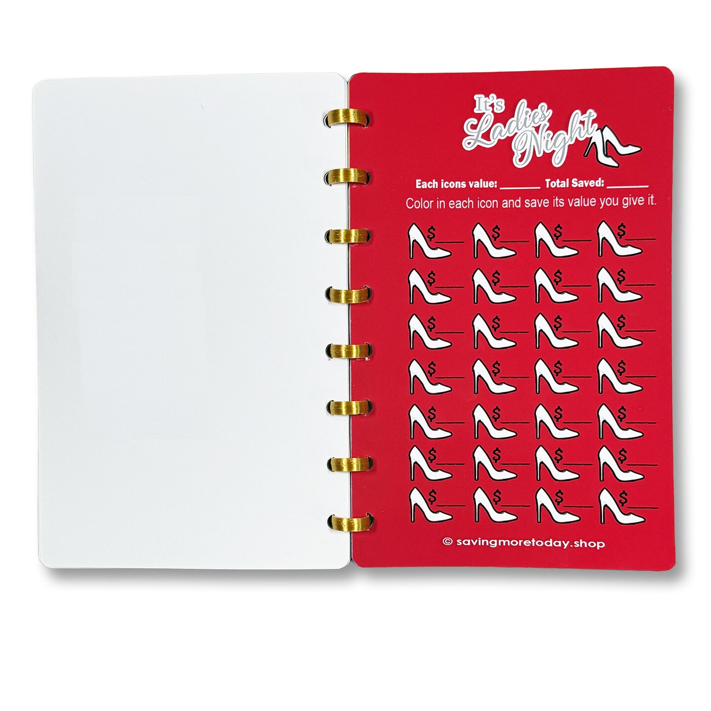 A5 size Binder with 10 Pages of Savings Challenges!!! Great saving