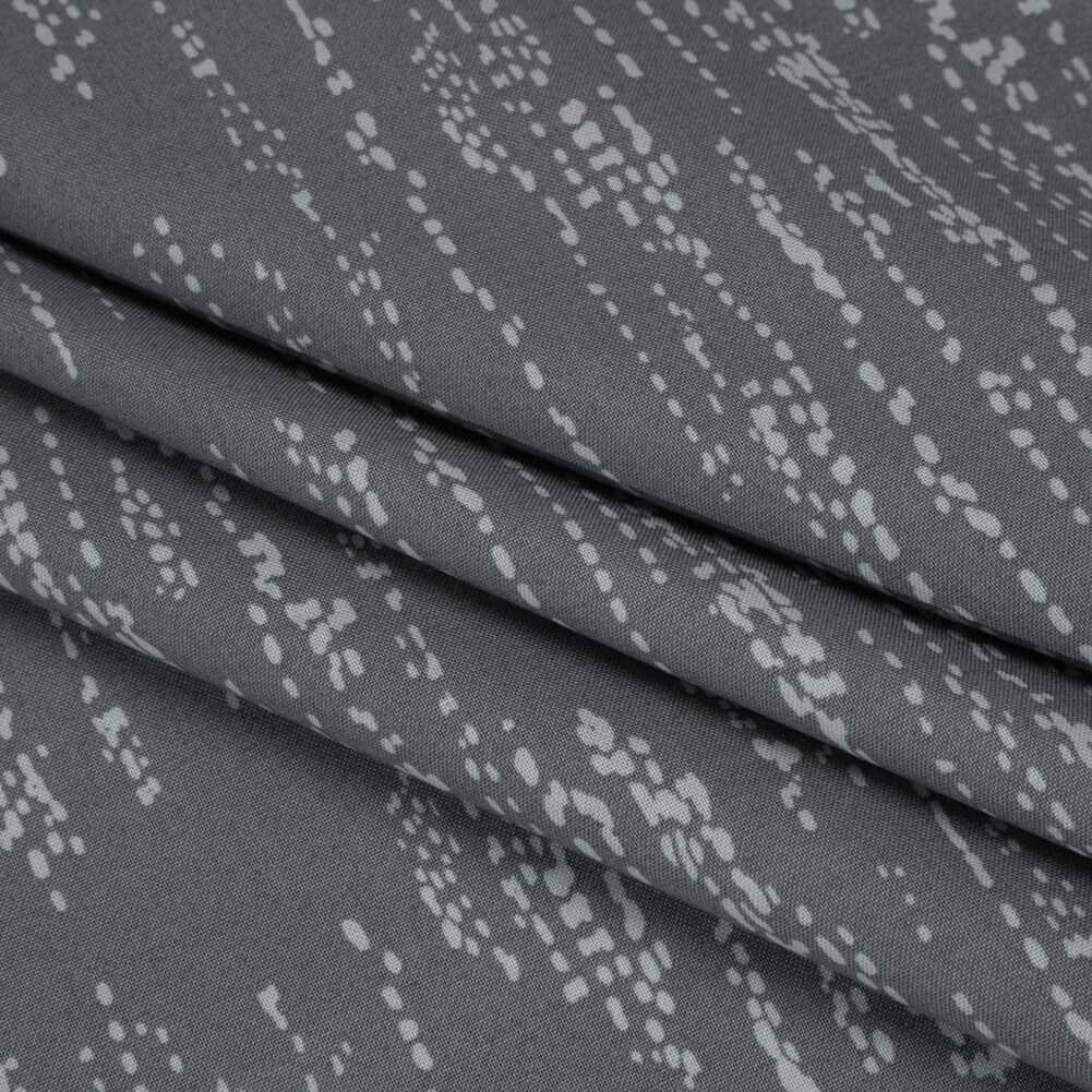 1 Yard Gray Grass Patch Printed Quilting Cotton Fabric