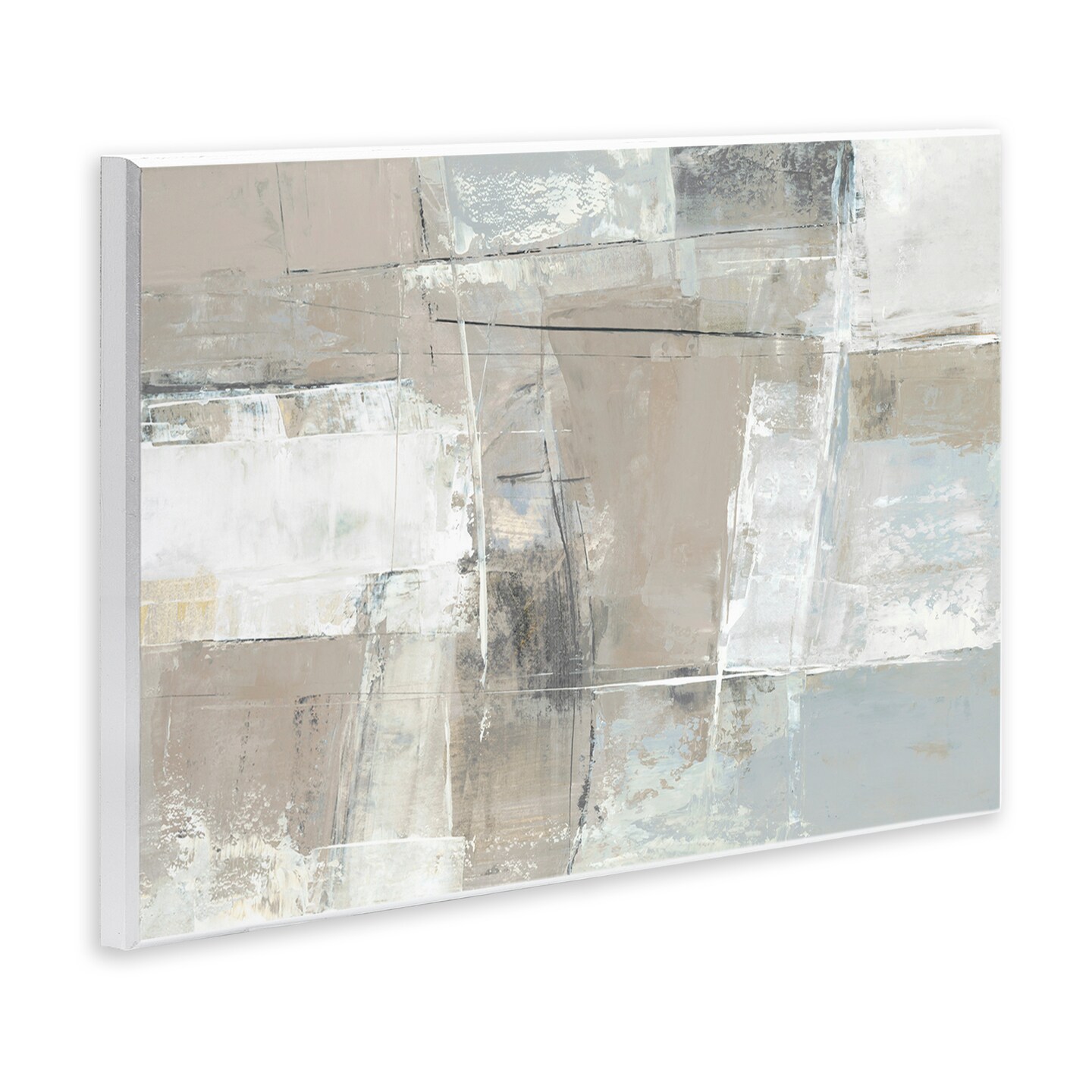 Stupell Industries Subtle Structured Neutral Abstract Wall Plaque By Hannah Dawson