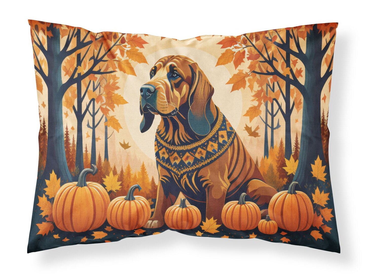 Bloodhound Standard Pillowcase Lightweight Super Soft Decorative Artwork
