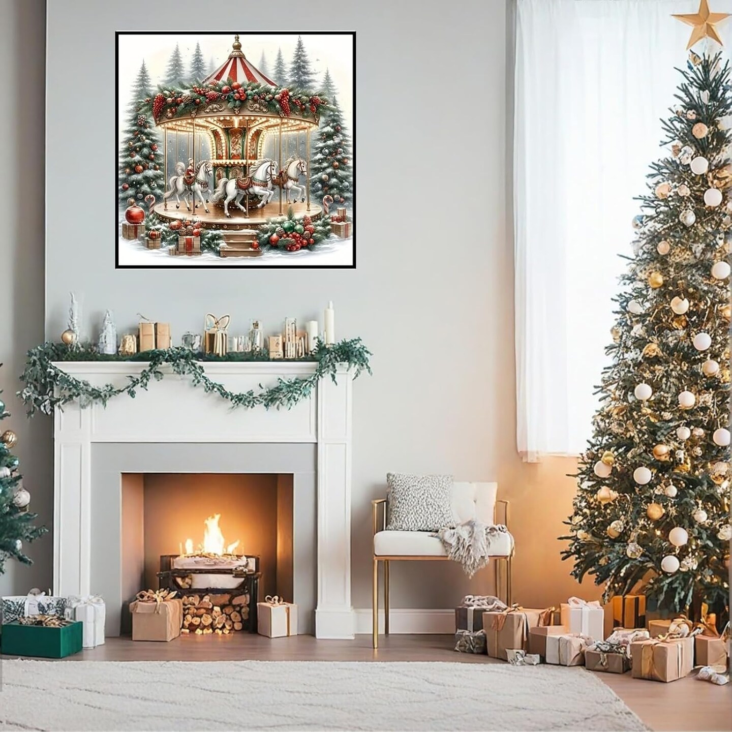 5D Christmas Diamond Painting Kits for Adults (KM163-1) 0.1 x 0.1 x 0.1 inches