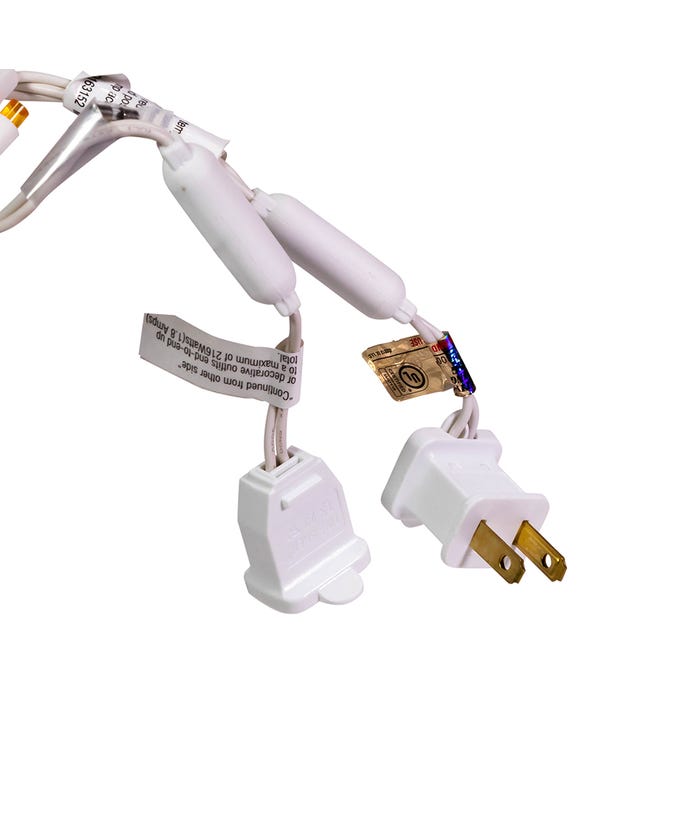 50-Light 5mm Multi-Color Twinkle LED White Wire Light Set